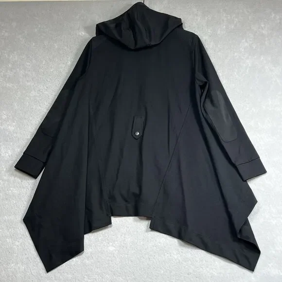 Anatomie Jacket Women’s Size Medium Black Jacket Hooded Pockets Long Sleeve - Picture 8 of 12